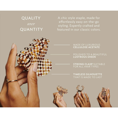 France Luxe Mini Couture Claw Clips - Afrikka 1