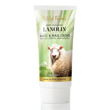 Wild Ferns Lanolin Hand- und Nagelcreme mit Hagebutten   l und Keratin, 93 % nat   rlich, 85 ml