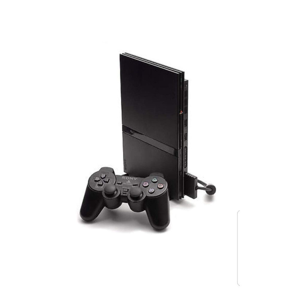 Sony Playstation 2 Console (Slim Line Version 1) (Renewed)