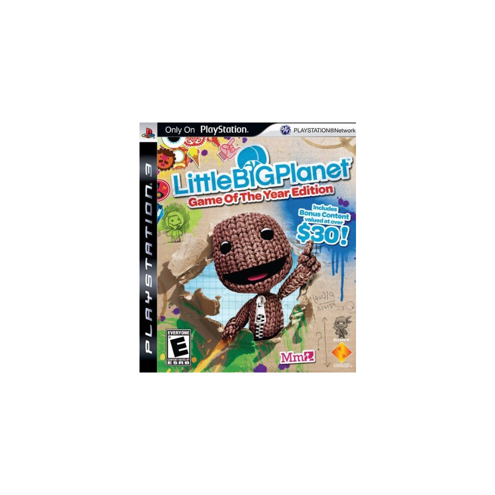 Littlebigplanet - Game Of The Year Edition Playstation 3 (Renewed) 683193407285