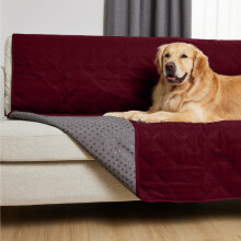 GORILLA GRIP Waterproof Dog Bed Cover 82x82 Pet Blanket for Furniture Sofa Couch Crate Car Sofa Throw Essential for Cats and Dogs Tear and