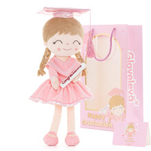 Gloveleya Baby Meisjes Geschenken Afstudeer Pluche Meisjespoppen Roze 16 inch