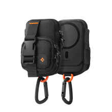 Spigen Snap Zip (MagFit) Magnetische Pouch Organizer EDC Everyday Carry SSD-kaartopslaghouder Portemonnee Riem Rugzakclip Ontworpen voor MagSafe