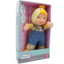 Baby's First 12"""" Farm Animal Friends Chick Soft & Cuddly Singing Musical Doll  Sings Old McDonald Had a Farm