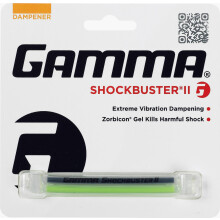Gamma Shockbuster II Vibratie Demper tennis Racquet schokdemper Geavanceerde Zorbicon -gel voor maximale trillingsreductie