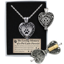 Cathedral Art (Abbey & CA Gift Always in My Heart Memorial Pet Locket Include la catena da 24 pollici