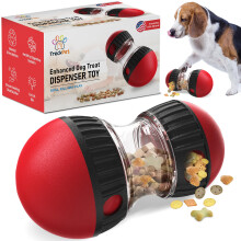 TRECKPET Treat Dispensing Dog Toys - Dog Puzzles for Smart Dogs - Interactive Dog Toy for Boredom Mental Stimulation Enrichment and Training - D