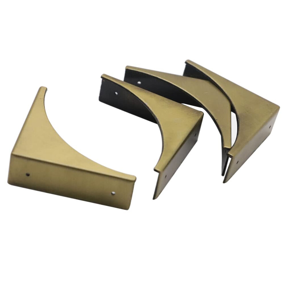Haowei Metal Corner Guards For Furniture 4 Pcs Decorative Safety Angle Guard Edge Cover For Furniture - Multifunctional Hardware Accessories