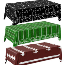 Dydamud Fodbolddug & -pynt - 3 stk engangs plastik touchdown bordd?ksel til Gameday Bagklap & f?dselsdagsfest