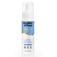 Mighty Mutt, Mighty Meow, Wasserloses Schaumshampoo, Für Katzen, Duftstofffrei, 8 fl oz (237 ml)