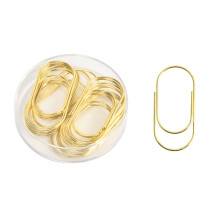 Gouden Paperclips, 20 stuks 50mm 1.97" Jumbo Dikke Brede Paperclips, Antislip Staal