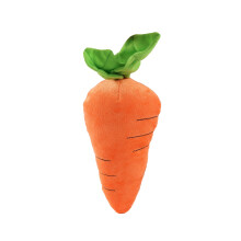 Petlou kestävät pehmolelut koiralle ja kissoille, joissa on multi-squeaks ja rypistävä paperi. (Oranssi 8 tuuman porkkana) kaikille roduille