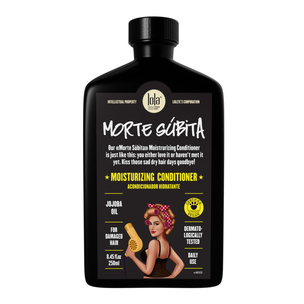 Lola From Rio - Morte Subita - Moisturizing Conditioner For All Types Of Dry And Damaged Hair Types Vegan Cruelty-Free Paraben-Free Sulfate-Free 8