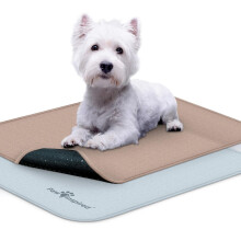 Paw-genspireerde wasbare kratvoeringen voor honden (2-pack) | Lekvrije antislip-plaspads voor 24-inch kennels | Herbruikbare puppy-pads voor zin