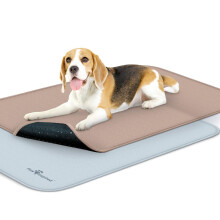 Paw genspireerde wasbare kratvoeringen voor honden (2 pack) | Lekproof niet-slip plassen voor 36-inch kennels | Herbruikbare puppyblokken voor z