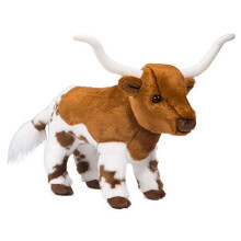 Douglas Fitzgerald Texas Longhorn Bull Plush relleno Animal | 11 pulgadas de largo