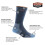 Darn Tough Vermont Hiker Boot Midweight Sok (Stil 1907) - Bl?/Eclipse Small 2