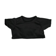 Sort T-shirt passer til de fleste 8""""-10"""" Webkinz Shining Star og 8""""-10"""" Lav dine egne t?jdyr og Build-A-Bear