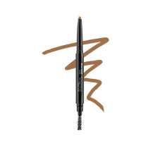 Bodyography Brow Assist Taupe | Augenbrauenstift mit dreieckiger Spitze fr Frauen mit integriertem Brauenpinsel | Definiert, fllt und formt d