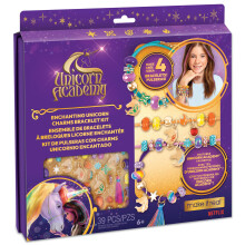 Make It Real: Unicorn Academy: Incanter Unicorn Charms Bracciale Kit - 39 % di gioielli fai -da -te make 4 fascino e braccialetti di perline netflix