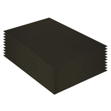 Scheda di schiuma ucrea Black-on-black 20 """" x 30 """" 10 fogli