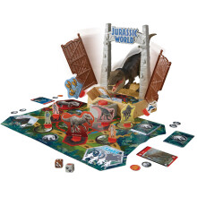 EPOCH Games Jurassic World T. Rex Panic - Tafeldinosaurusspel boordevol actie voor kinderen vanaf 5 jaar
