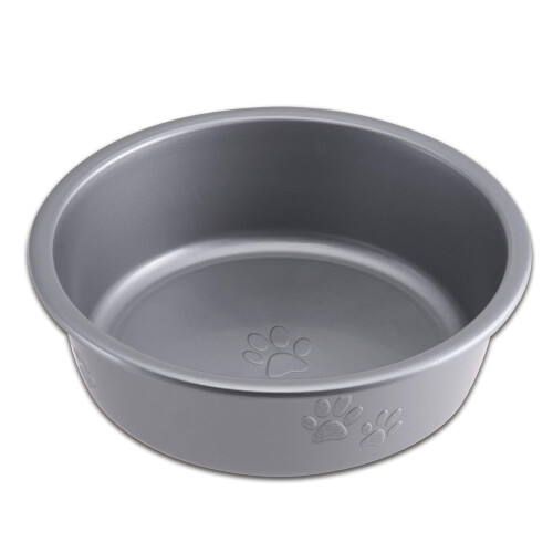 Loving Pets Dolce Luminoso Dog Bowl  Medium  Silver