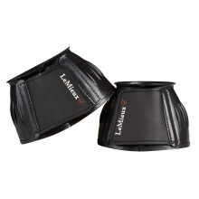 LeMieux Rubber Bell Overreach Horse Boots - Protective Gear and Training Equipment - Equine Boots, Wraps & Accessories (Black - Small)