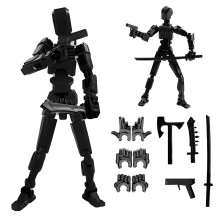 DANONI Samling f?rdig-Titan 13 Action Figurer Upgrade Titan 13 Action Figur Dummy Robot 13 Action Figur S?t 3D Robot Action Figurer til b?rns f?d