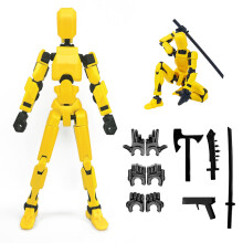 Assembly Completed Titan 13 Action Figures Upgrade 13 Action Figure 3D Printed Action Figure Set Dummy Robot 13 Multi-Articular Action Figure