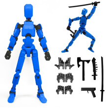 Samling afsluttet 13 actionfigurer Upgrade Titan 13 Action Figur 3D-printet Action Figur S?t Dummy Robot 13 Multi-Artikul?re Action Figurer til s