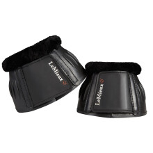 Lemieux Rubber Bell con stivali per cavalli per sovraccarichi in pile - Attrezzatura per l'ingranaggio protettivo e attrezzature per gli stivali equi