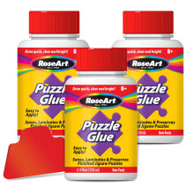 RoseArt - 4,5 oz. Puslespil lim med applikator 3-pak