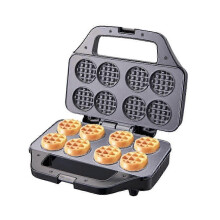(As show, One size) 850W Stainless Steel Waffles Maker Double-Sided Non-Stick Coating compatible with Breakfast Snacks Waffles Maker Machine US Plug