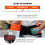 Ergodyne ProFlex 100HV Back Support Brace High Visibility Support Belt 8"""" Spandex Material Removeable Straps 3