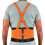 Ergodyne ProFlex 100HV Back Support Brace High Visibility Support Belt 8"""" Spandex Material Removeable Straps 1