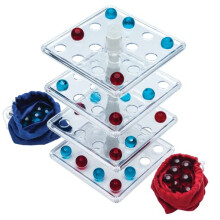 Jokari Take the Tower 3D Strategy Board Game for 2 To 4 Kids or Adults of Any Age. Easily Attach Rotating Playing Surfaces Like Connect 4 Try to Alig