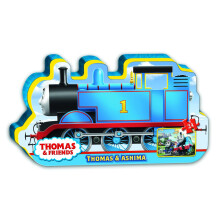 Ravensburger Thomas & Friends: Thomas & Ashima in treinvormige doos Vloerpuzzel 24-delige puzzel voor kinderen - Elk stuk is uniek De stukjes pas