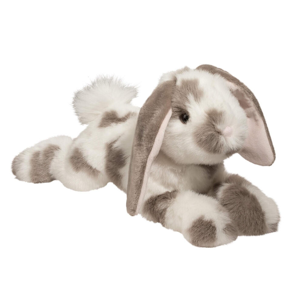 Douglas Ramsey Spotted Bunny Rabbit Plush Stuffed Animal Gray