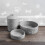 Park Life Designs Pet Bowl | Manor (Large  Grey) 2