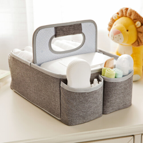Munchkin Munchkin Draagbare Luier Caddy Organizer, Grijs 2