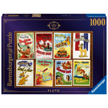 Ravensburger Disney Schatten uit de Kluis: Pluto 1000 Stukken Puzzel voor Volwassenen