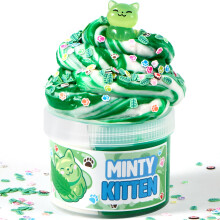 JOYIN Minty Kitten Slijm - Zacht, Niet-Plakkerig, Stressverlichtend Speelgoed voor Kinderen
