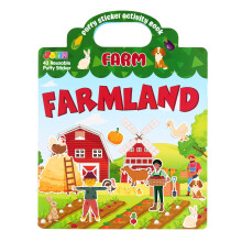 JOYIN Puffy Sticker Book Opakovane pouiteln samolepky Knihy aktivit pro deti Cestovn hracky do letadla Roztomil prelepiteln samolepky Remesln d