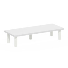 Furinno Turn-N-Tube Monitor Riser Stand Hvid/Hvid