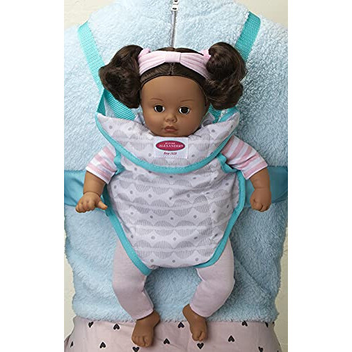 Madame Alexander Soft Grey Fabric Doll Carrier 1