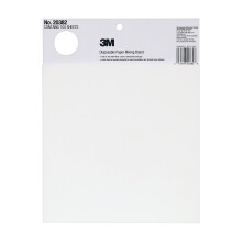 3M Disposable Paper Mixing Board 20382 Non Porous Solvent Resistant Non Soak Large Sheet 10 in x 13 in 100 Sheets/Board