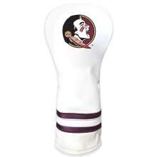 Team Golf NCAA Florida State Seminoles White Vintage Fairway Head Cover White Vintage Fairway Golf Club Headcover  Form Fitting Design  Retro Des