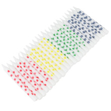 Chef Craft Klassisk m?nstret f?dselsdagslys 24-delt s?t 2,5 tommer h?j Assorteret