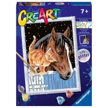 Ravensburger Stable Friends Verf op nummer kit voor kinderen - 20217 - Schilderkunst en ambachten voor kinderen vanaf 7 jaar
